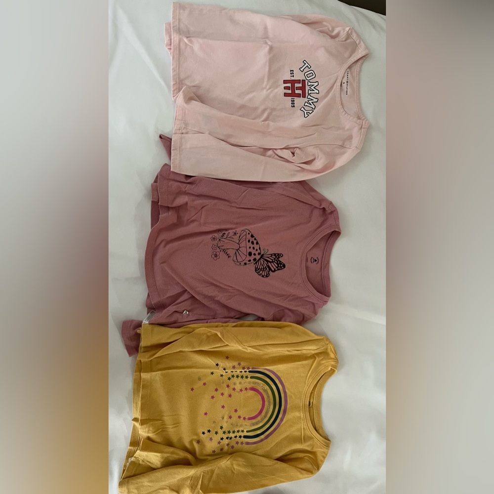 3-Long Sleeve Shirts for girls